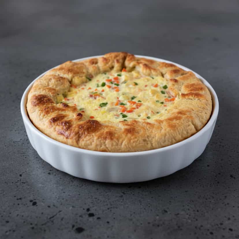 Foto deliciosa de Massa para Torta Aberta pronta para servir - Outras Receitas