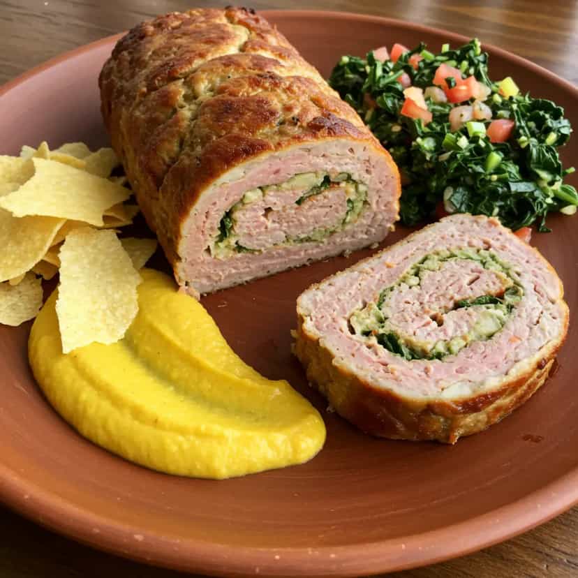 Foto deliciosa de Matambre Recheado: Uma Festa de Sabores pronta para servir - Carnes & Frango