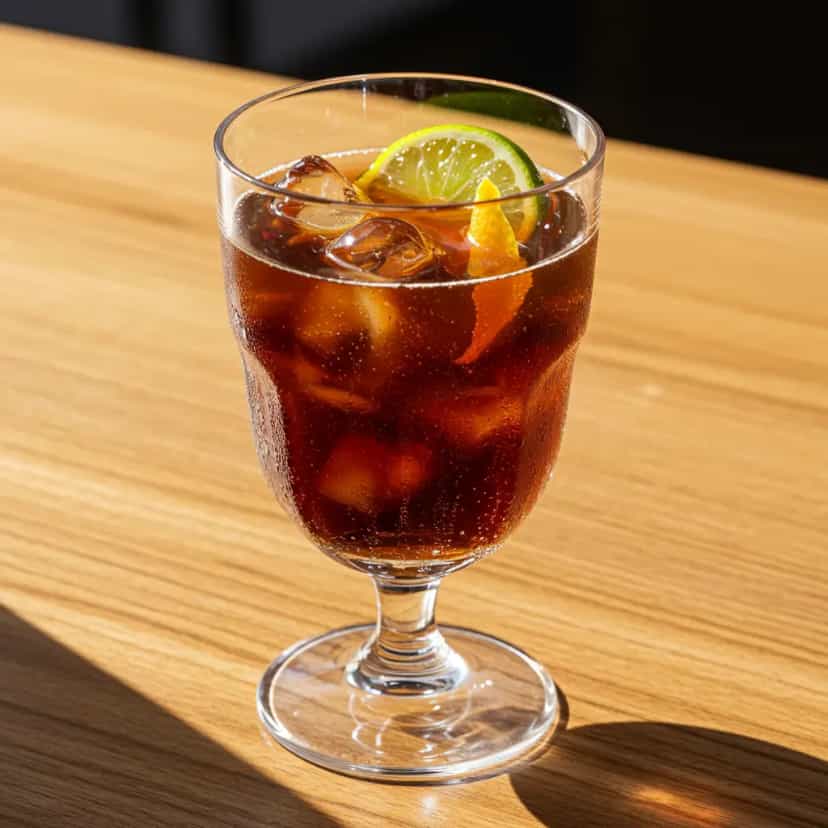 Foto deliciosa de Mate com Maracujá Refrescante pronta para servir - Bebidas Brasileiras