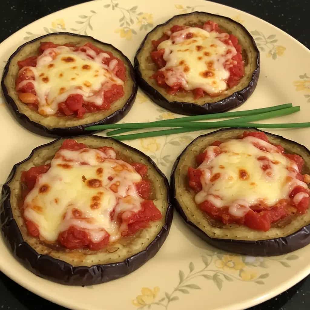 Medalhões de Berinjela Gratinados