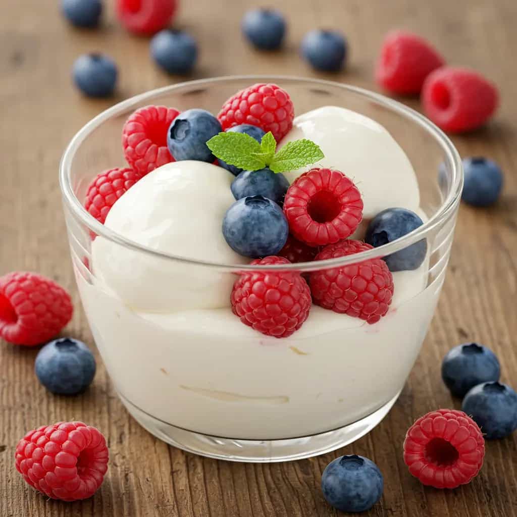 Mel e Ricota com Framboesa