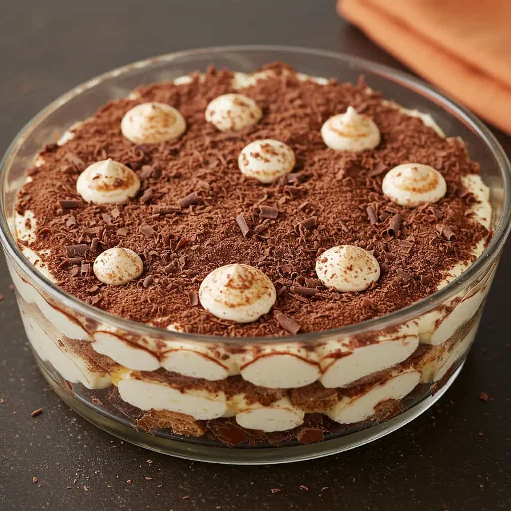 Merengue de Chocolate com Biscoitos