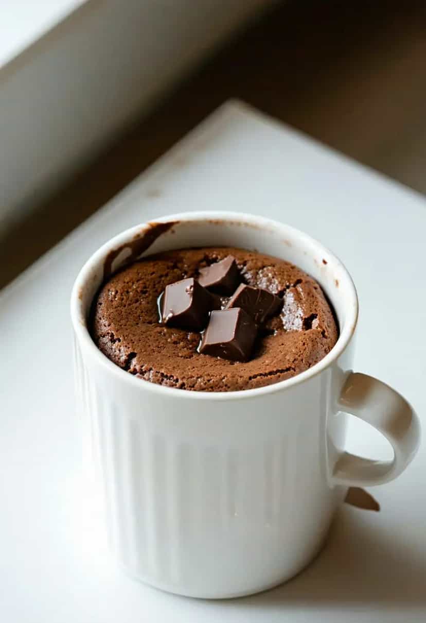 Foto deliciosa de Bolo de Caneca no Microondas pronta para servir - No Micro-ondas