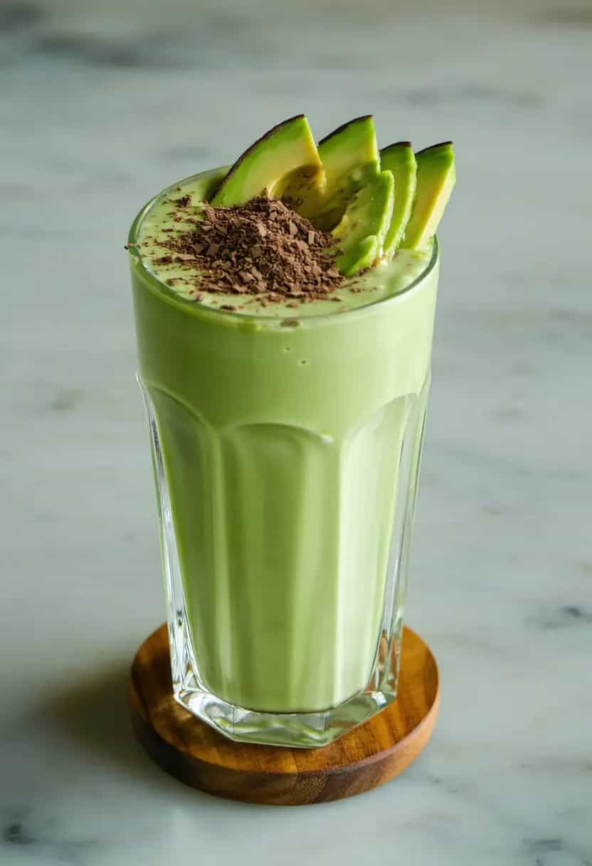 Milkshake de Abacate com Leite Condensado