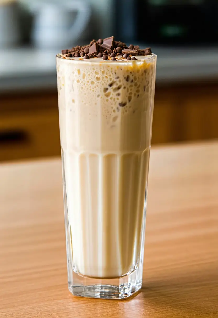 Foto deliciosa de Milkshake de Creme de Leite pronta para servir - Milkshakes