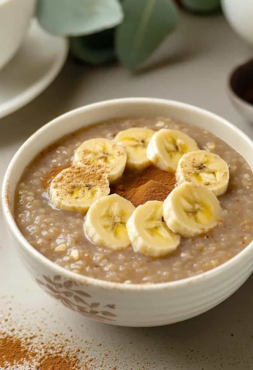 Mingau de Aveia com Banana