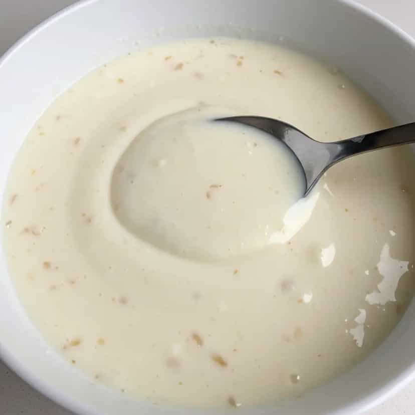 Foto deliciosa de Mingau de aveia rapidinho pronta para servir - Aveia