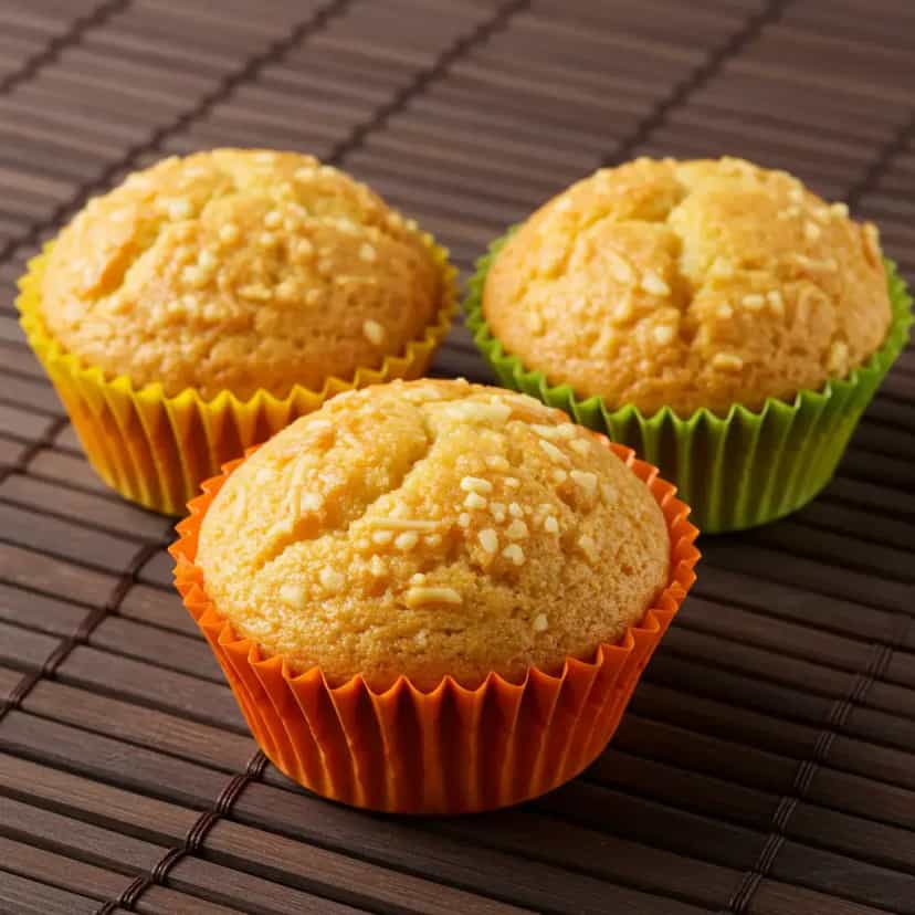 Foto deliciosa de Mini Bolos Salgados pronta para servir - Lanches de Padaria