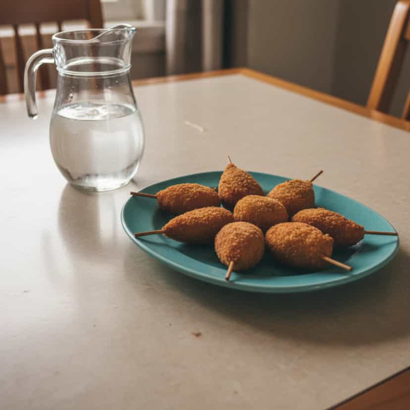 Foto deliciosa de Mini Coxinhas Cremosas pronta para servir - Salgadinhos