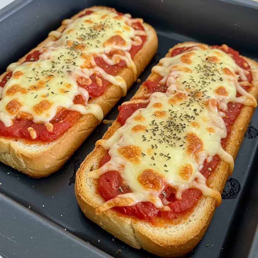 Foto deliciosa de Mini Pizzas de Pão pronta para servir - Lanches de Padaria