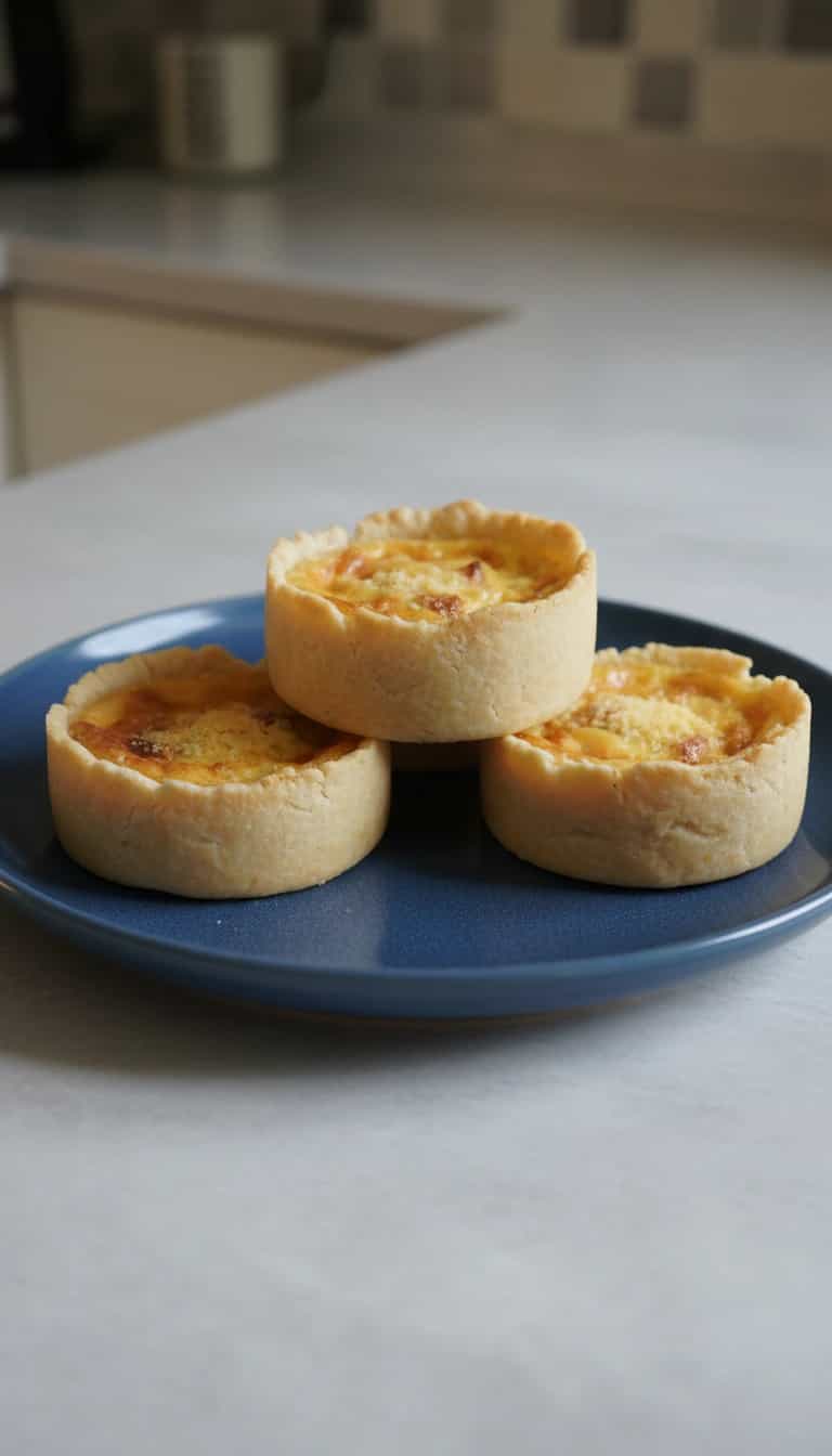 Foto deliciosa de Mini Quiche de Milho pronta para servir - Salgadinhos