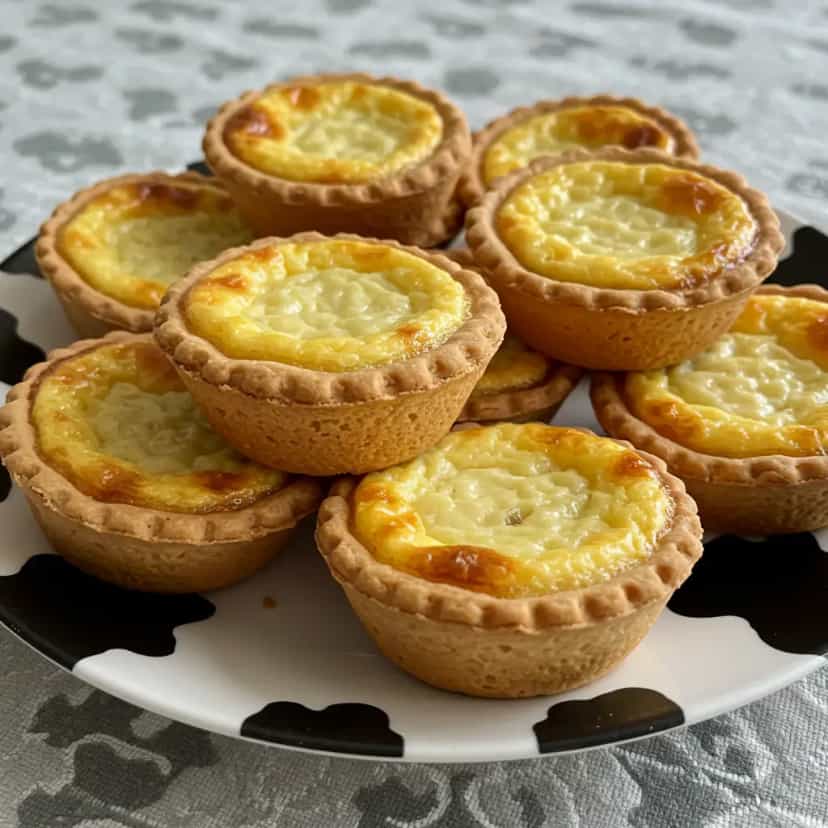 Foto deliciosa de Mini Quiches de Presunto e Queijo pronta para servir - Salgadinhos