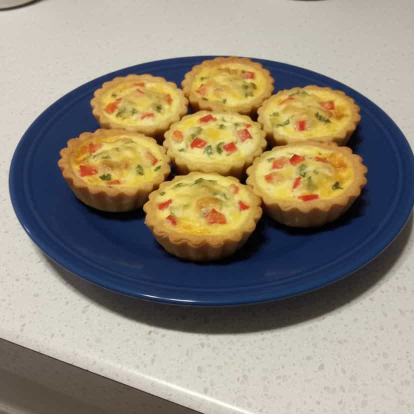Foto deliciosa de Miniquiche de Abobrinha pronta para servir - Pizzas & Salgados