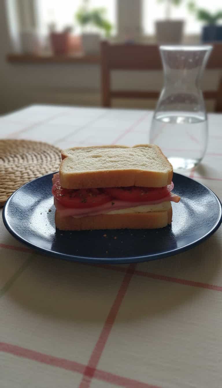 Foto deliciosa de Misto Quente Caprichado pronta para servir - Lanches de Padaria