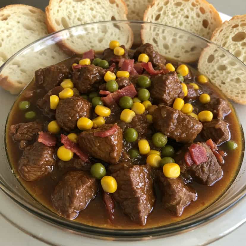 Foto deliciosa de Moela Cozida na Pressão pronta para servir - Carnes & Frango