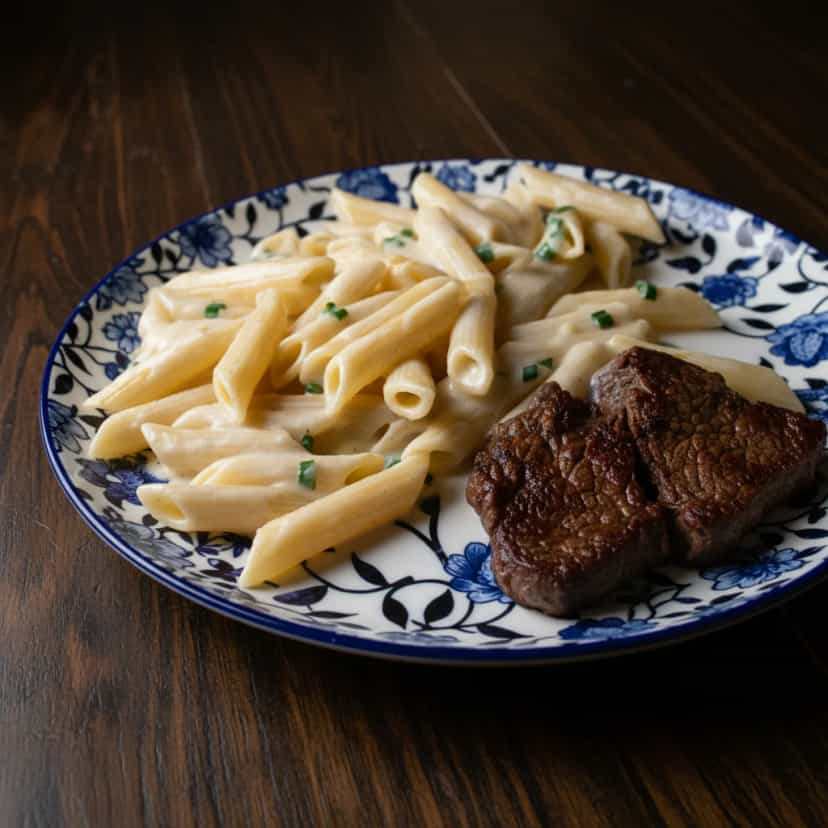 Foto deliciosa de Molho Branco Light pronta para servir - Massas & Macarrão
