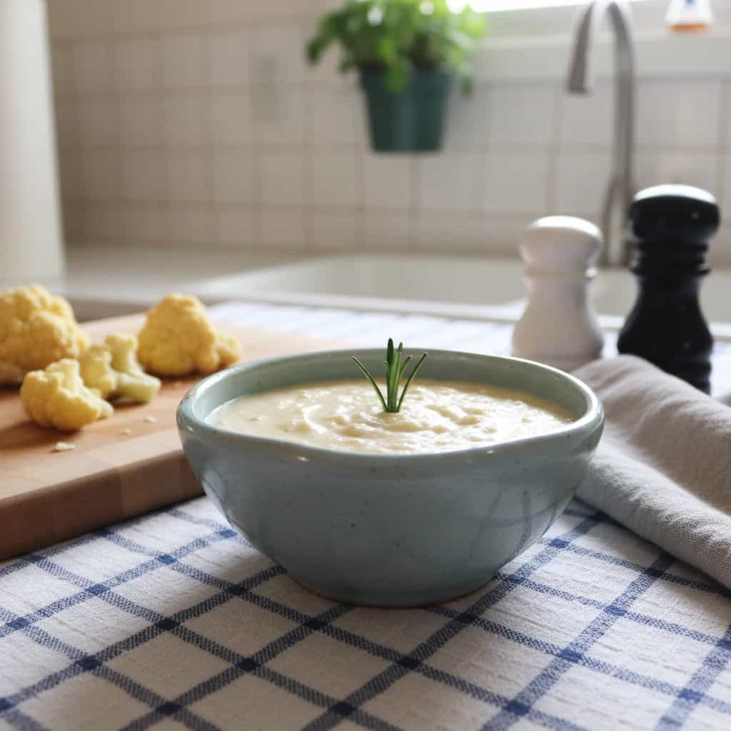 Molho cremoso de couve-flor