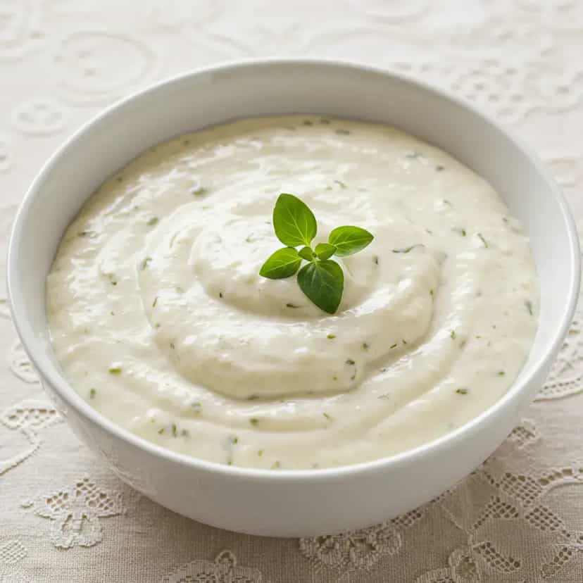 Foto deliciosa de Molho Cremoso de Hortelã pronta para servir - Carnes & Frango