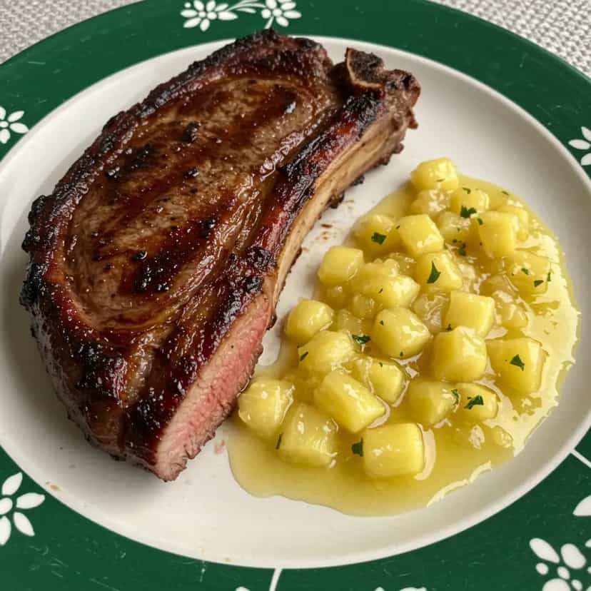 Foto deliciosa de Molho de Abacaxi para Carnes pronta para servir - Carnes & Frango