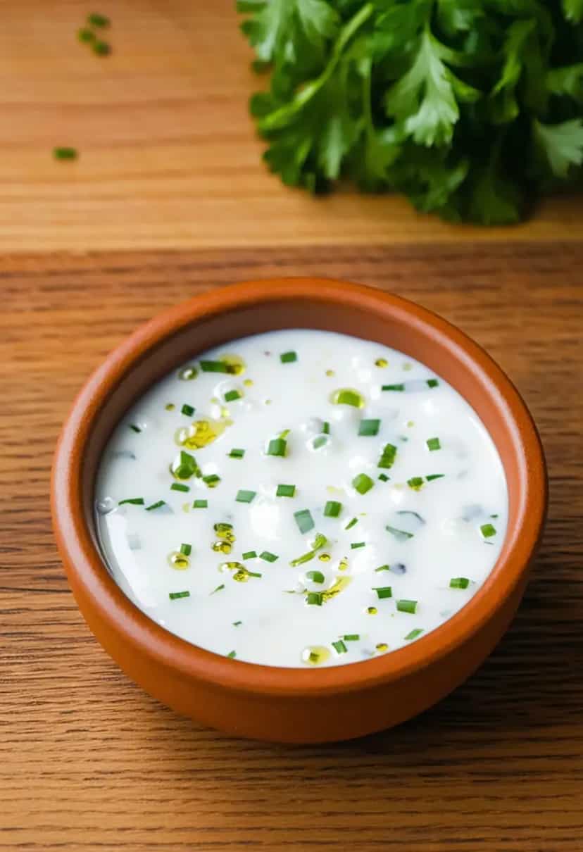 Foto deliciosa de Molho de Iogurte e Ervas pronta para servir - Pastas & Patês