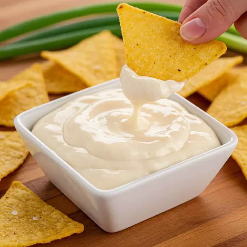 Foto deliciosa de Molho de Queijo Cremoso pronta para servir - Outras Receitas