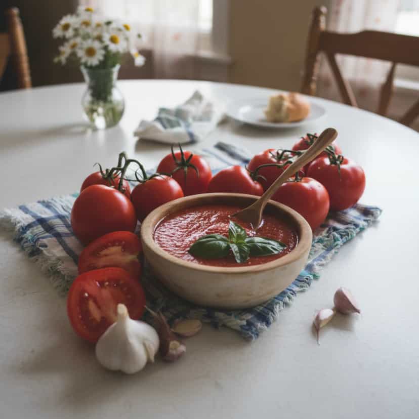 Foto deliciosa de Molho de Tomate Caseiro pronta para servir - Massas & Macarrão
