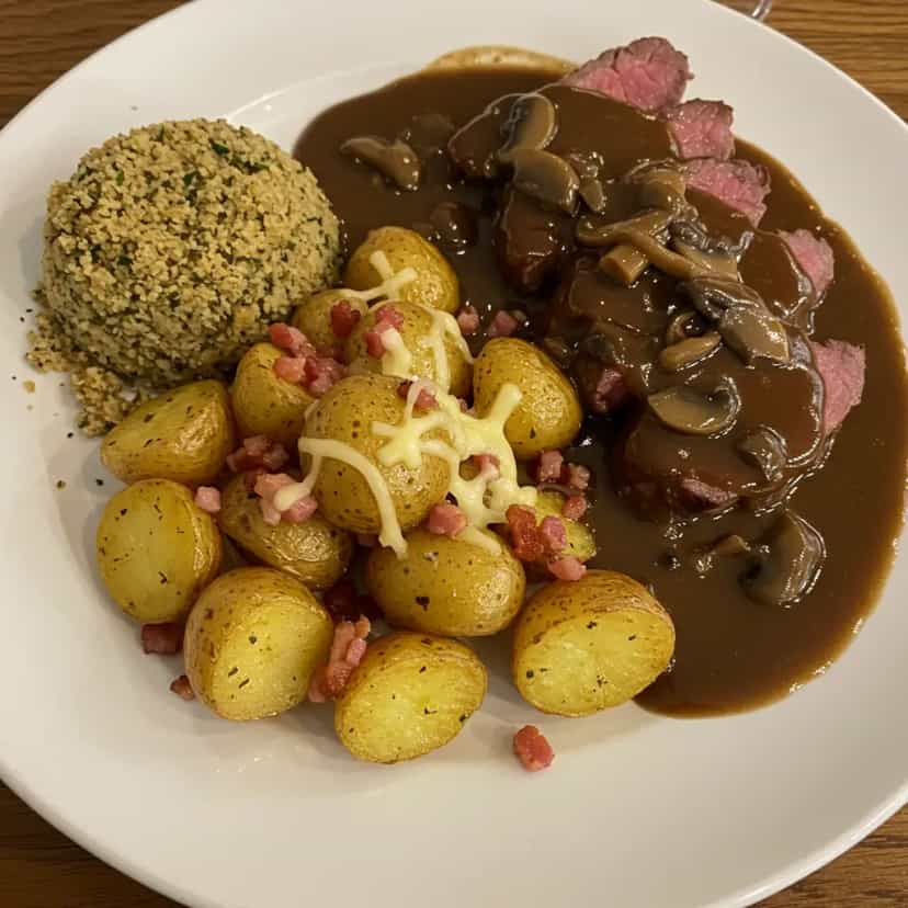 Foto deliciosa de Molho Madeira para Carnes pronta para servir - Carnes & Frango
