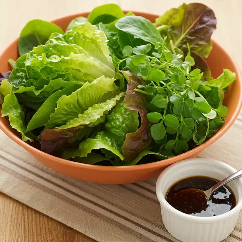 Foto deliciosa de Molho para Saladas com Azeite e Shoyu pronta para servir - Outras Receitas