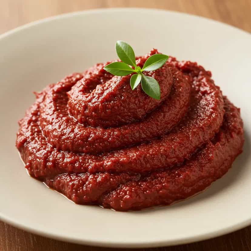 Foto deliciosa de Molho Pesto de Tomates Secos pronta para servir - Massas & Macarrão