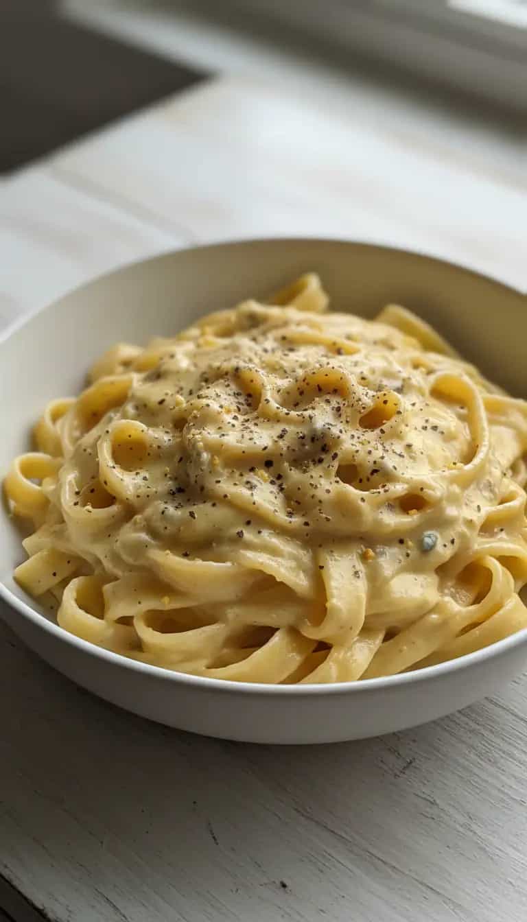 Foto deliciosa de Molho Quatro Queijos pronta para servir - Massas & Macarrão