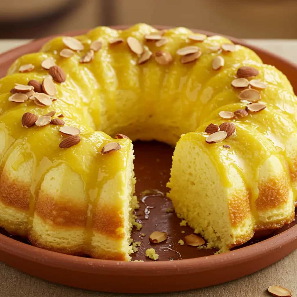 Molotof de Amêndoas e Caramelo