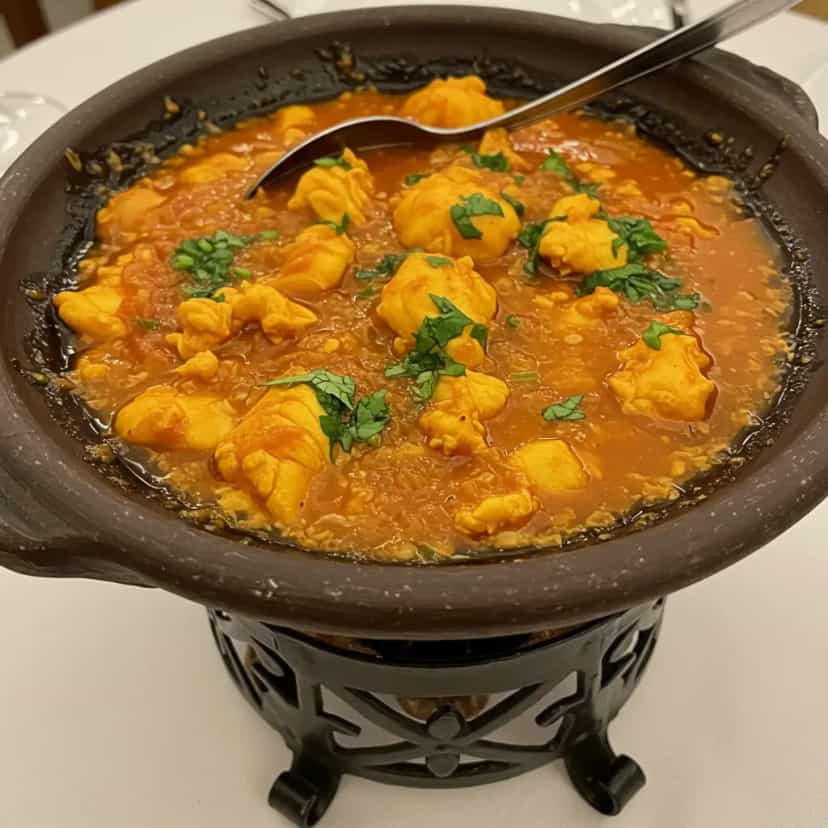 Foto deliciosa de Moqueca Capixaba de Badejo pronta para servir - Peixes & Frutos do Mar