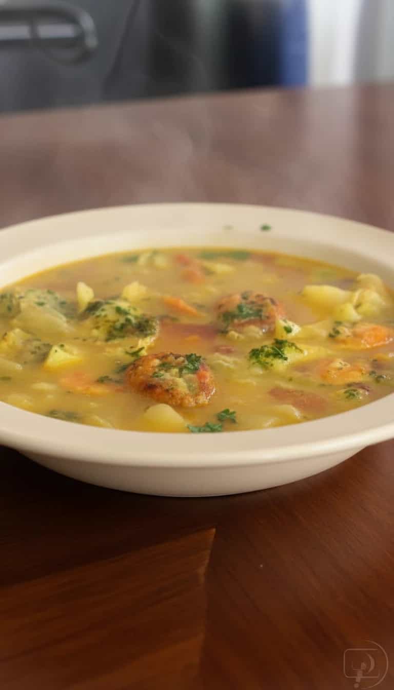 Foto deliciosa de Moqueca Capixaba de Cação e Camarão pronta para servir - Peixes & Frutos do Mar