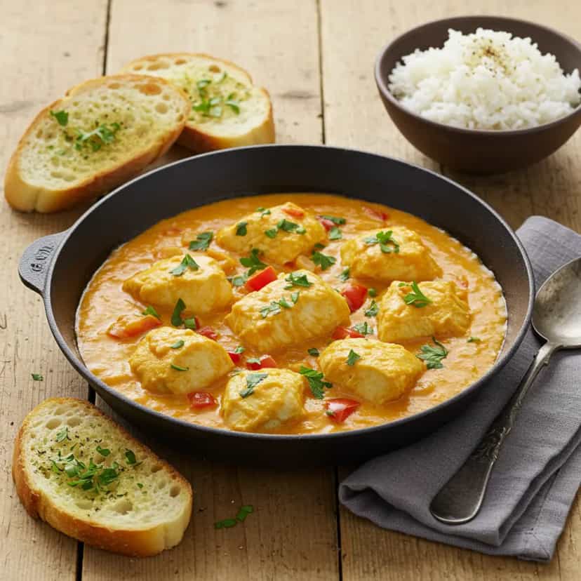 Foto deliciosa de Moqueca Capixaba de Robalo pronta para servir - Peixes & Frutos do Mar