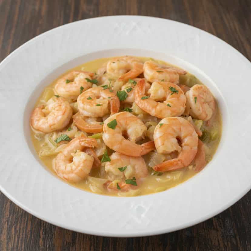 Foto deliciosa de Moqueca de Camarão Simples pronta para servir - Outras Receitas
