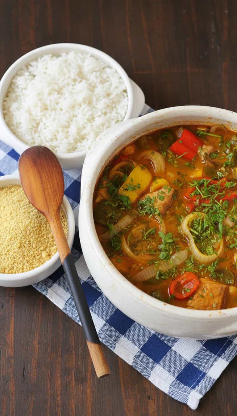 Foto deliciosa de Moqueca de pernil pronta para servir - Pratos Brasileiros Icônicos