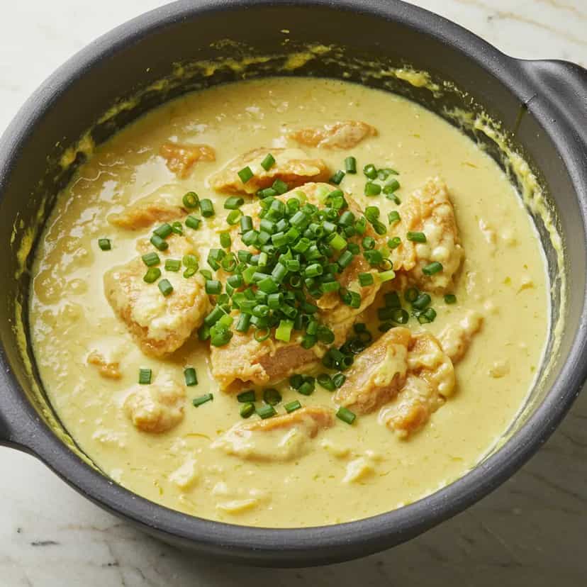 Foto deliciosa de Moqueca de Pirarucu Tradicional pronta para servir - Peixes & Frutos do Mar