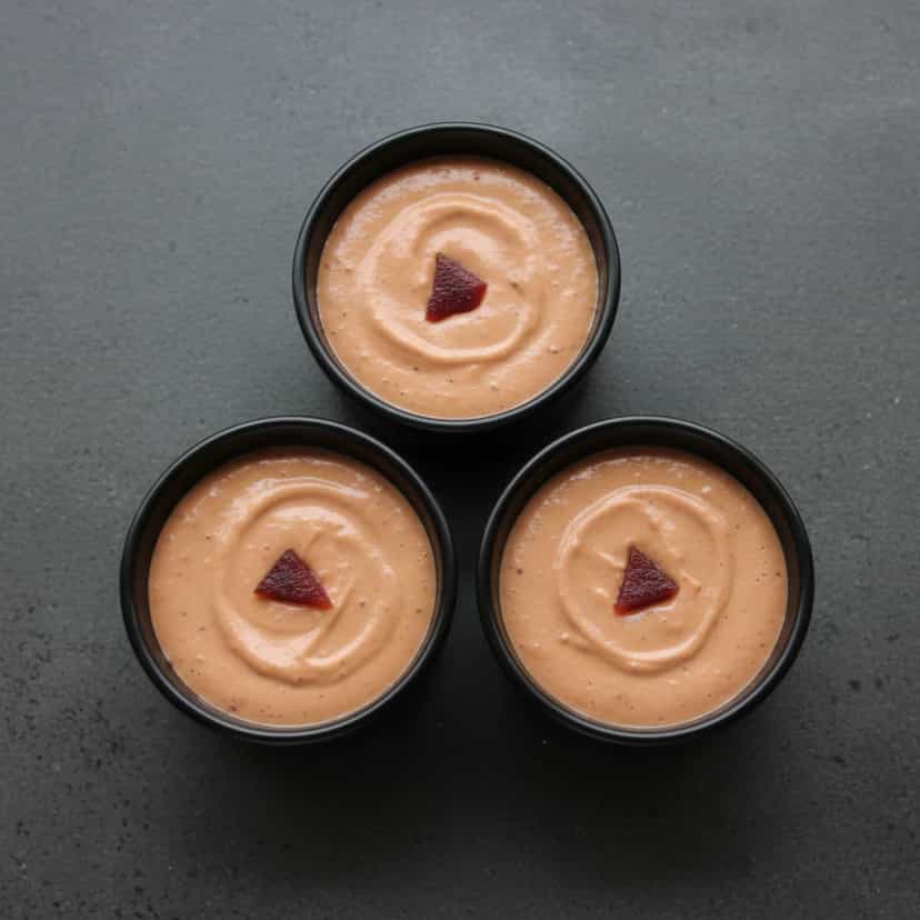 Foto deliciosa de Mousse Cremosa de Goiabada pronta para servir - Pudins & Cremes