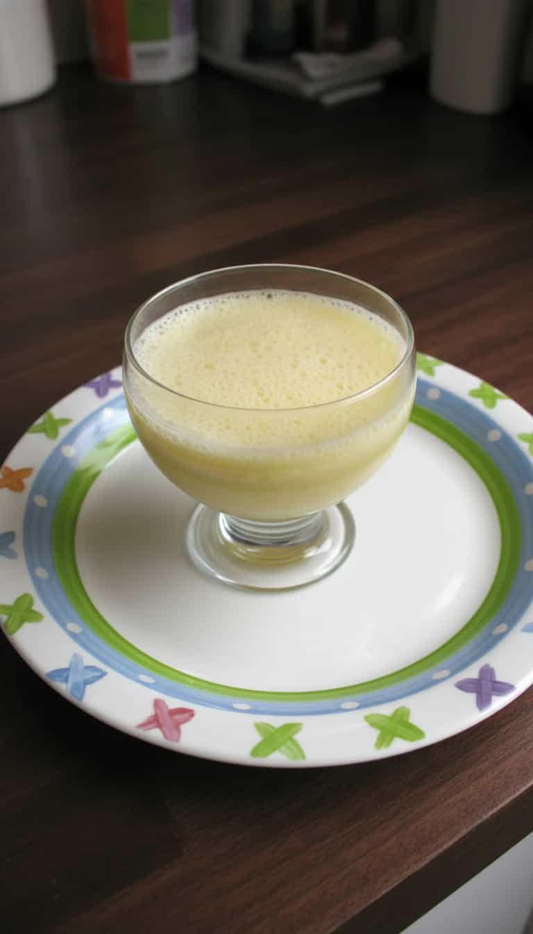 Foto deliciosa de Mousse Cremoso de Banana Nanica pronta para servir - Pudins & Cremes