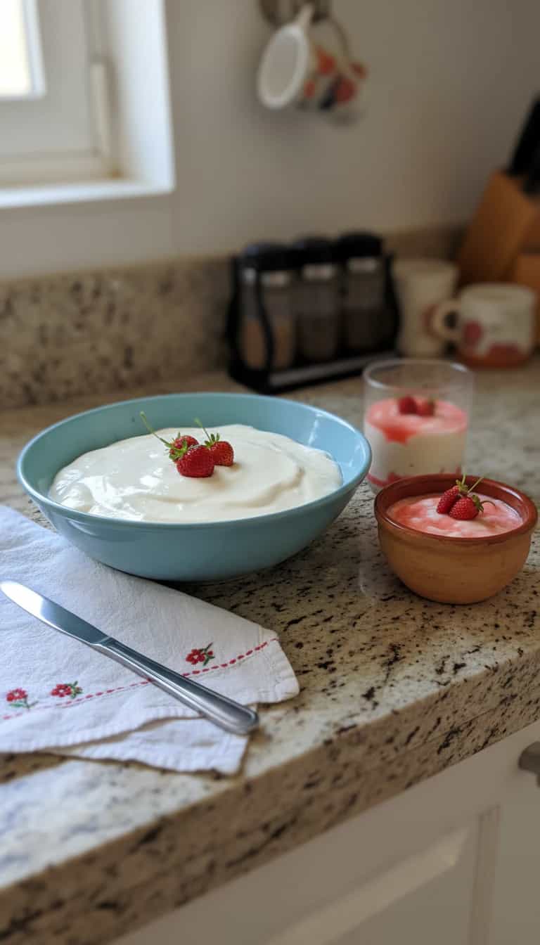 Foto deliciosa de Mousse Cremoso de Graviola pronta para servir - Pudins & Cremes