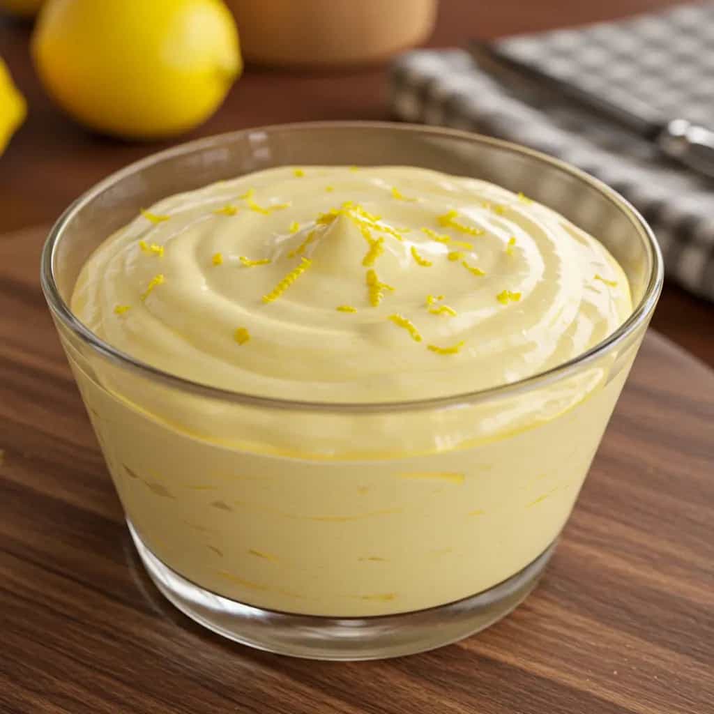 Mousse cremoso de limão