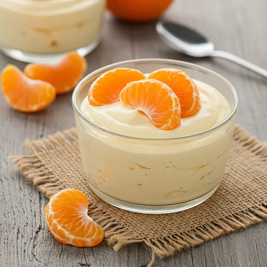 Mousse Cremoso de Tangerina