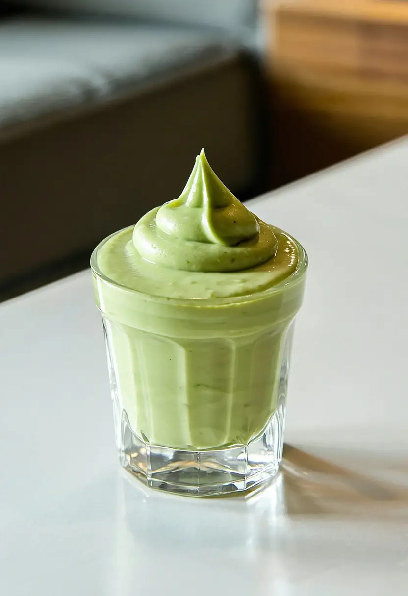 Foto deliciosa de Mousse de Abacate com Whey Protein pronta para servir - Pudins & Cremes