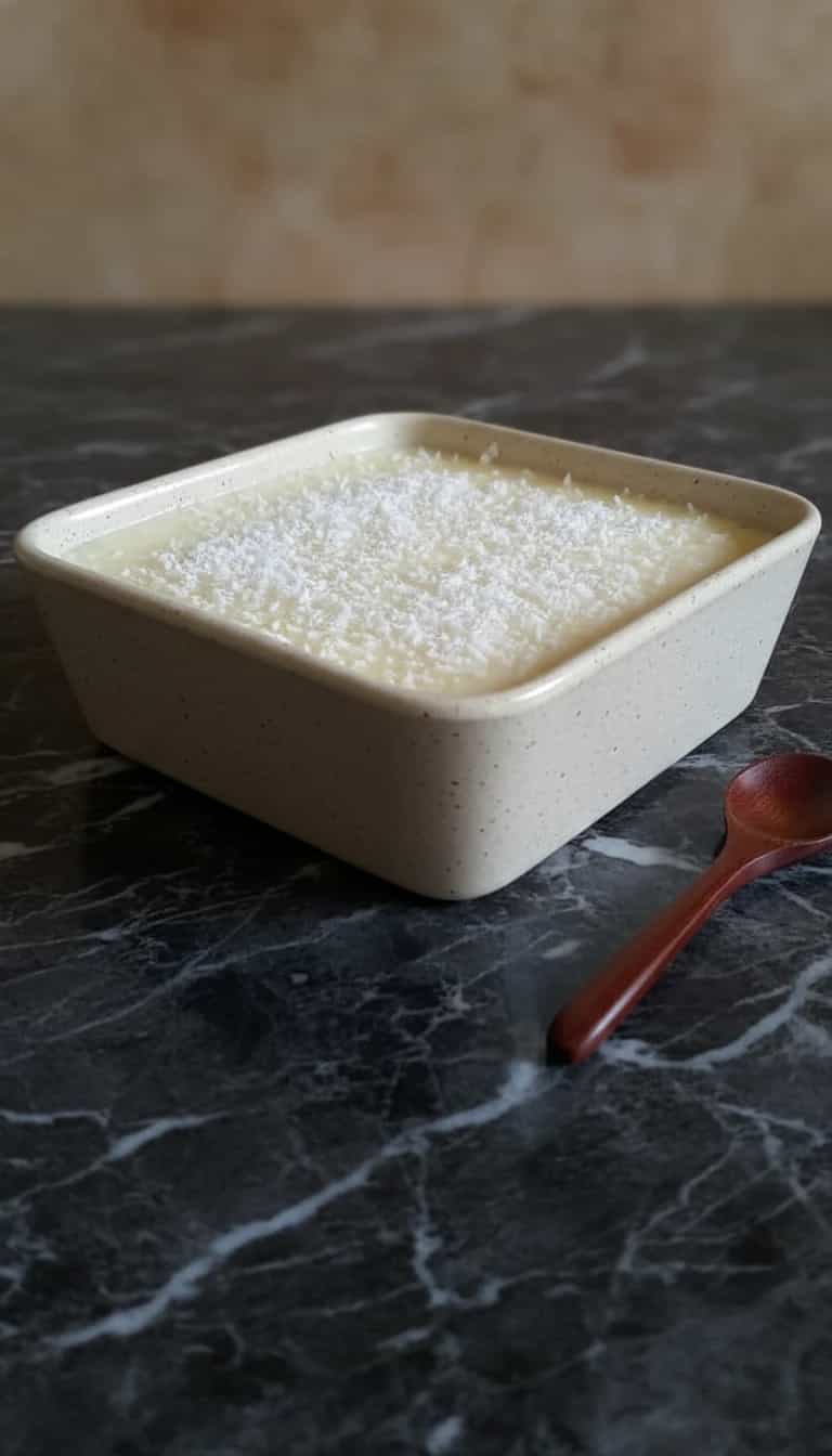 Foto deliciosa de Mousse de Abacaxi com Coco pronta para servir - Pudins & Cremes
