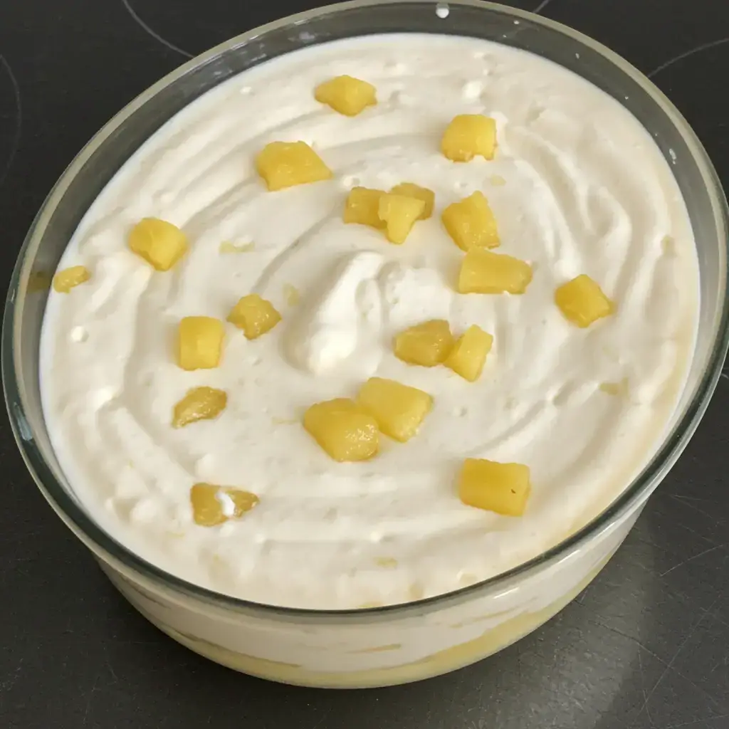 Mousse de Abacaxi Cremoso