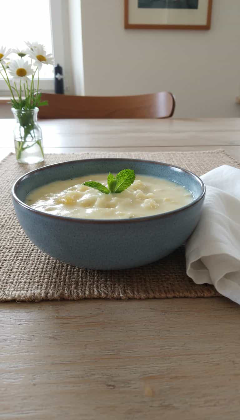 Foto deliciosa de Mousse de Abacaxi Refrescante pronta para servir - Pudins & Cremes