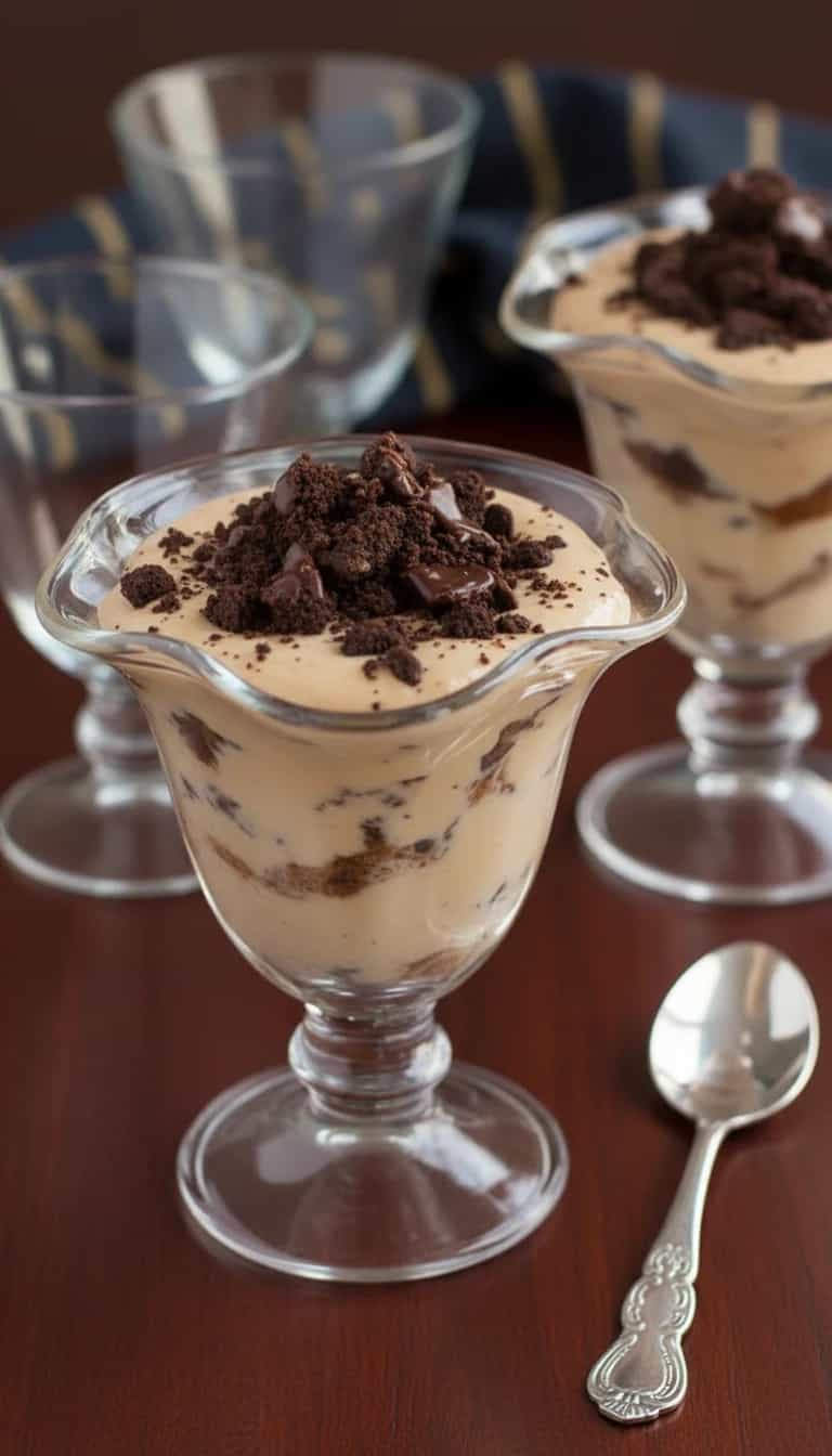 Foto deliciosa de Mousse de Bombom Cremoso pronta para servir - Pudins & Cremes