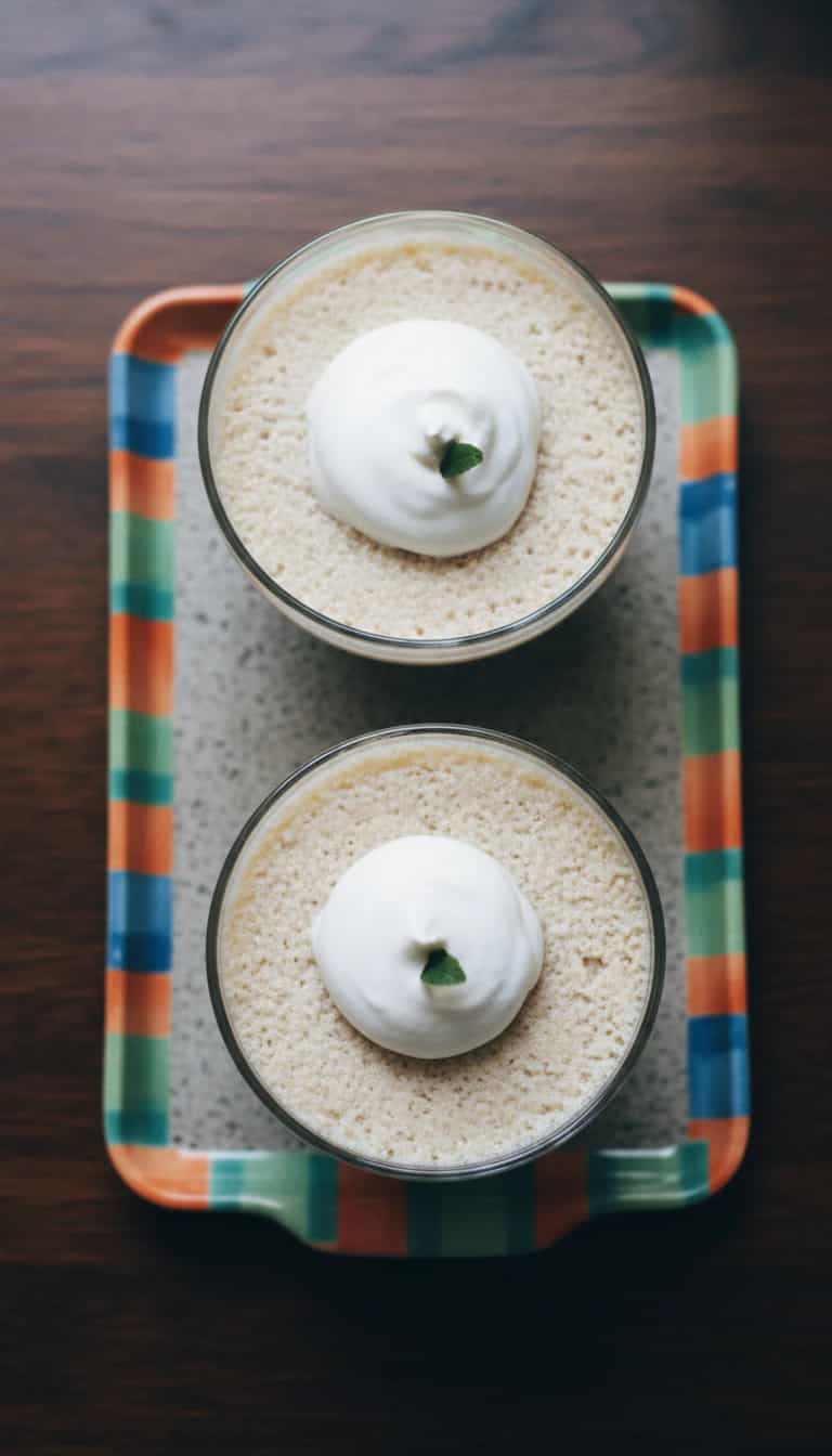Foto deliciosa de Mousse de Café cremoso (Microondas) pronta para servir - Pudins & Cremes