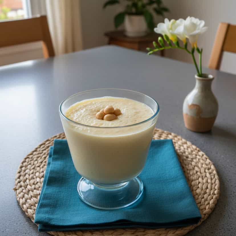 Foto deliciosa de Mousse de Cajuzinho Cremoso pronta para servir - Pudins & Cremes