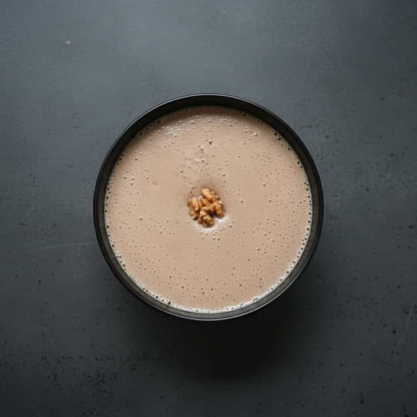 Foto deliciosa de Mousse de Castanha de Caju pronta para servir - Pudins & Cremes